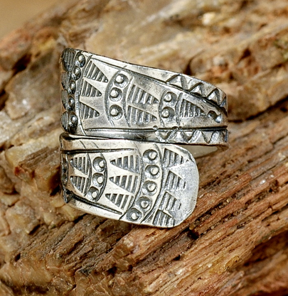 Tuareg Ring aus Silber - Ausgefallen & Verstellbar